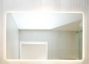 SOLACE LED TOUCH BUTTON DEMISTER MIRROR - RECTANGLE - 750X800MM