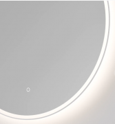 SOLACE LED TOUCH BUTTON DEMISTER MIRROR - ROUND - 650MM
