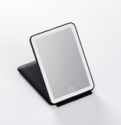 SOLACE LED TRAVEL MIRROR 193X130MM MATTE BLACK