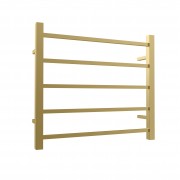 Quadro Square Ladder 5 Bar 530x600 - Brushed Brass