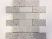 Stone Silver Satin Brick 300 x 300