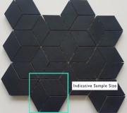 Superblack Cube Mosaic 265 x 308