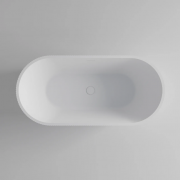 PIPER ACRYLIC F/STANDING BATH - 1670X790X600 - MATT WHITE