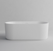 PIPER ACRYLIC F/STANDING BATH - 1670X790X600 - MATT WHITE
