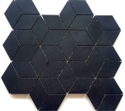 Superblack Cube Mosaic 265 x 308