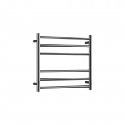 CODE FLOW ROUND - HEATED TOWEL RAIL 240V/65W - 600HX650W - CHROME