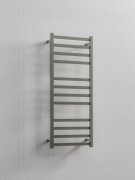 CODE PURE SQUARE - HEATED TOWEL RAIL 240V/98W - 1200HX500W - BRUSHED NICKEL