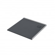 SLATEFORMA TRAY 1000x1000 2 WALL BC UPSTAND ANTHRACITE