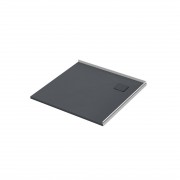 SLATEFORMA TRAY 900x900 2 WALL BC UPSTAND ANTHRACITE