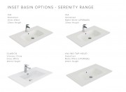 1200 Oxley Wall Hung Offset Left Basin Vanity (2 Drawer) - Specify Colour & Basin