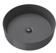 VC BASIN 355 ROUND MATT DARK GREY