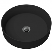 VC BASIN 355 ROUND MATT BLACK