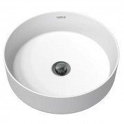 VC BASIN 355 ROUND MATT WHITE