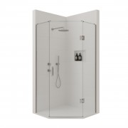 Verve SILK 2 Wall 900x900 Angle Front Hinging