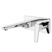 ECLIPSE WALL MOUNTED BASIN MIXER CHROME