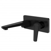 ECLIPSE WALL MOUNTED BASIN MIXER MATTE BLACK