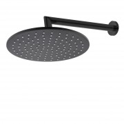 VODA WALL MOUNTED SHOWER DRENCHER (ROUND) MATTE BLACK