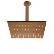 VODA CEILING MOUNTED SHOWER DRENCHER (SQUARE) BRUSHED COPPER (PVD)