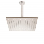 VODA CEILING MOUNTED SHOWER DRENCHER (SQUARE) BRUSHED NICKEL (PVD)