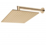 VODA WALL MOUNTED SHOWER DRENCHER (SQUARE) BRUSHED BRASS (PVD)