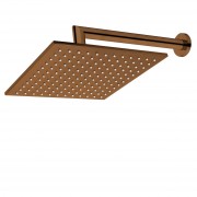 VODA WALL MOUNTED SHOWER DRENCHER (SQUARE) BRUSHED COPPER (PVD)