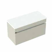 VEGA SLIM SINGLE TIER VANITY - WALL HUNG