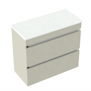 VEGA SLIM DOUBLE TIER VANITY - WALL HUNG