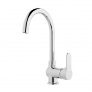 VODA HI RISE GOOSENECK SINK MIXER CHROME