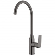 OLYMPIA GOOSENECK SINK MIXER - CS BRUSHED GUNMETAL (PVD)