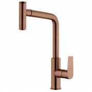 OLYMPIA HIGH RISE PULLOUT SINK MIXER - CS BRUSHED COPPER (PVD)