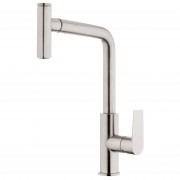 OLYMPIA HIGH RISE PULLOUT SINK MIXER - CS BRUSHED NICKEL (PVD)