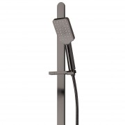 OLYMPIA 3 FUNCTION SLIDE SHOWER (SQUARE) BRUSHED GUNMETAL (PVD)