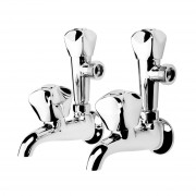 PROLINE LAUNDRY TAPS COMBO (PAIR) CHROME