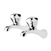 PROLINE BATH TAPS (PAIR) 15MM CHROME