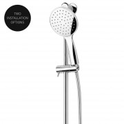 PRO SERIES WETRAIL MULTIFIT SLIDE SHOWER CHROME