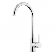 VODA GOOSENECK SINK MIXER - CS CHROME