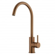 STORM GOOSENECK SINK MIXER - CS BRUSHED COPPER (PVD)