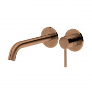 STORM WALL MOUNTED BASIN MIXER BRUSHED COPPER (PVD)