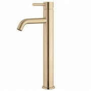 STORM HIGH RISE BASIN MIXER BRUSHED BRASS (PVD)