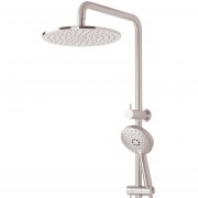 STORM DOUBLE HEAD SHOWER BRUSHED NICKEL (PVD)