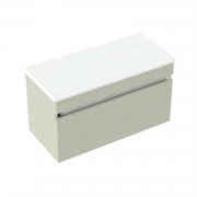 750 Vega Slim Wall Hung Vanity (1 Drawer) - Specify Colour & Slab Top