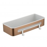 VERSA RECTANGLE BASKET - 290X120D - BRUSHED COPPER