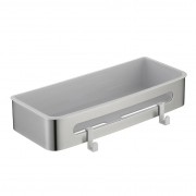 VERSA RECTANGLE BASKET - 290X120D - BRUSHED NICKEL