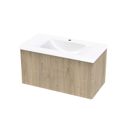 ARRAY BERLIN WAVE 900 SINGLE DRAWER WITH INTERNAL DRAWER RANFURLY OAK
