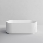 PILLAR ACRYLIC F/STANDING BATH - 1700X750X580 - MATT WHITE