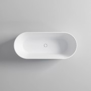 PILLAR ACRYLIC F/STANDING BATH - 1700X750X580 - MATT WHITE
