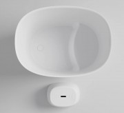 YASU SOAK BATH INCL STOOL - 1150X850X920 - MAT WH