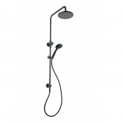 Heirloom 209 Rain Shower Set Round Noir