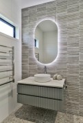 Designed by Emblazon Interior Design Studio. Tiled by Arc Tiling NZ