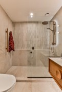 Colosseum Travertine Mosaic with Isla Canyon Ivory 596x1195mm